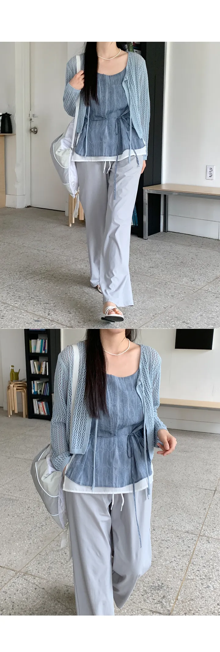 [살안타템/얇~은가디건♥]네트스트링가디건 상세 이미지 19