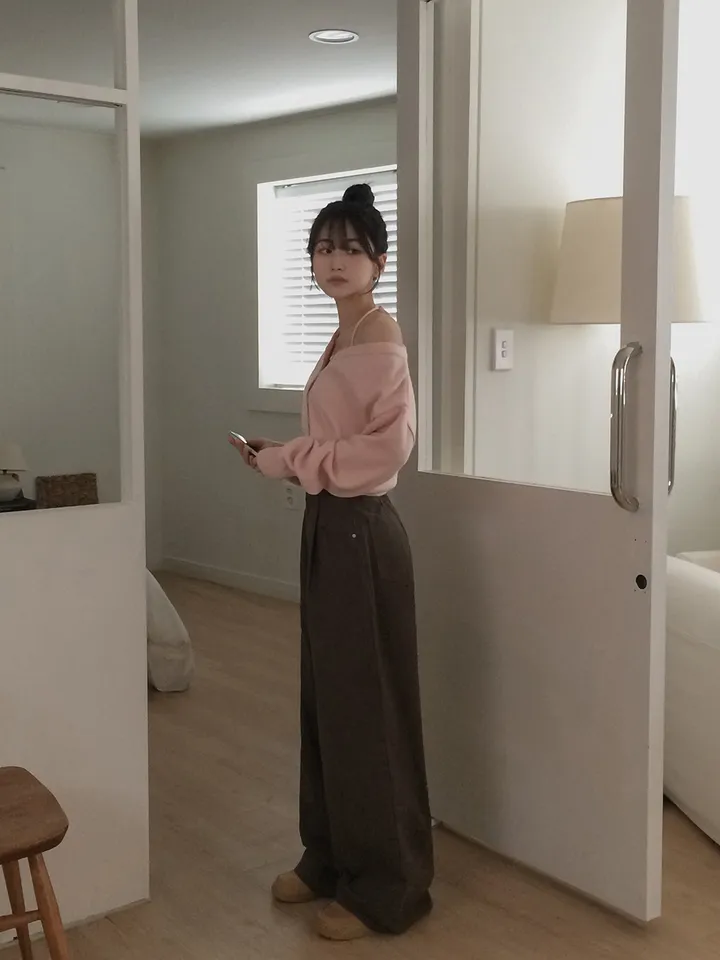 +영상[핏강추🤎] 틴츠 핀턱 코튼 와이드핏 롱 팬츠 3colors 상세 이미지 38