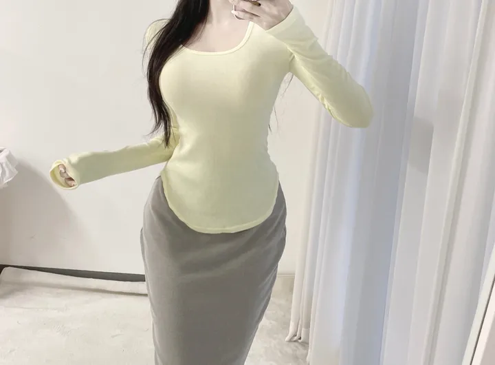 반팔긴팔o자체제작❤️요기가원조❤️숏/롱ver*유어로즈 몸매보정ts 상세 이미지 32