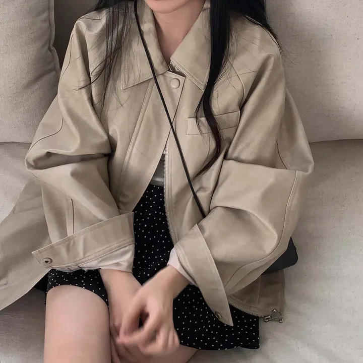 [고퀄리티] 자체제작 #크치Made 매트 이프온리 스프링 나그랑 레더 자켓 - jk 상세 이미지 15