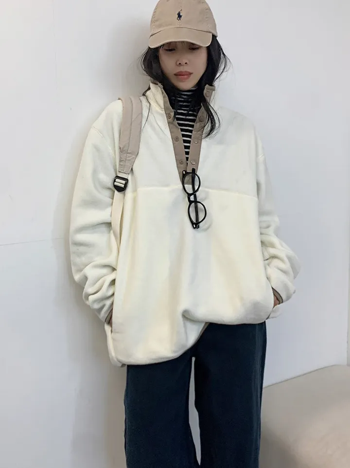 로즐 플리스 아노락 상세 이미지 12
