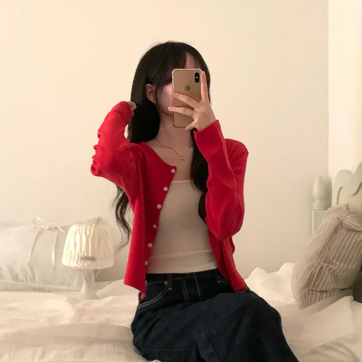 로로 펀칭 가디건 (8color) 상세 이미지 97