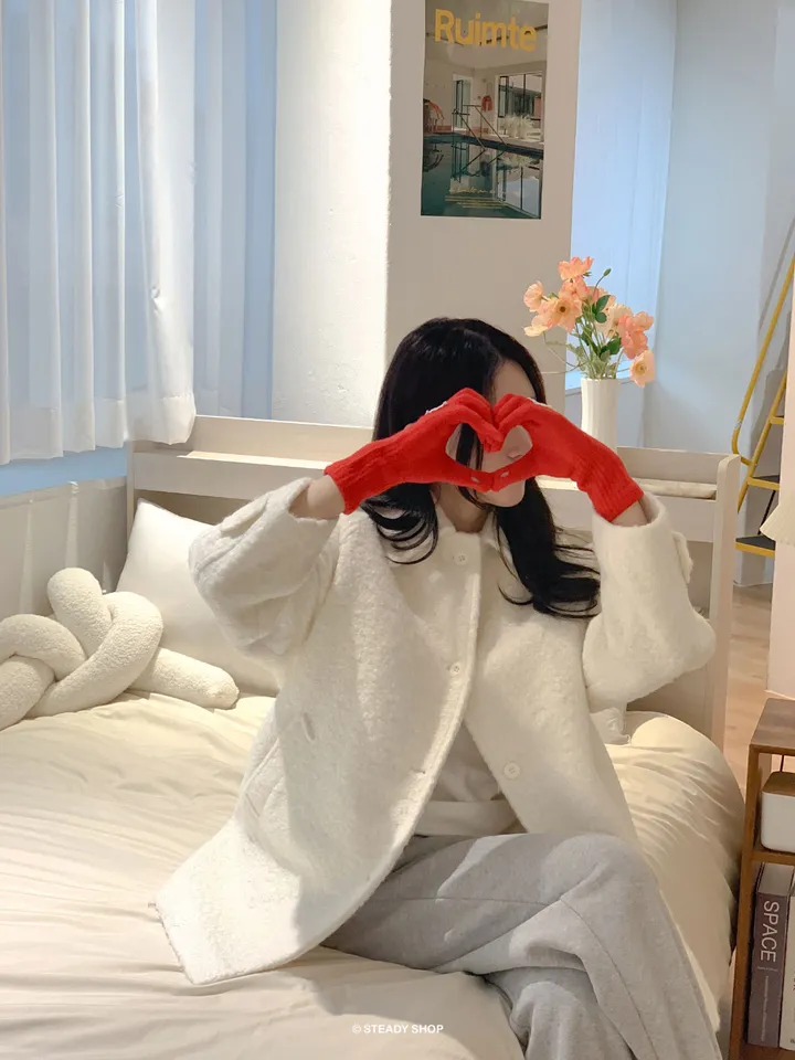 [울코트/울40%/누빔] 코지 부클코트 하프코트 코트 (3colors) 상세 이미지 21