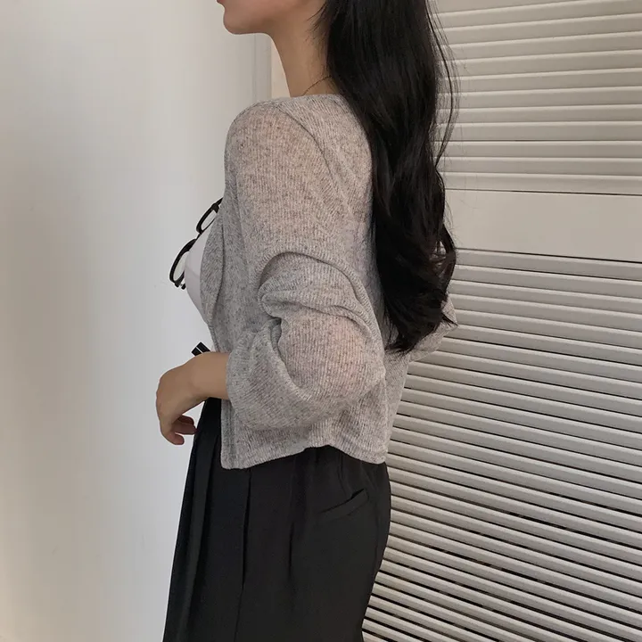 [햇빛차단☀️/블랙 당일출고!] 자체제작 #크치Made 순애 린넨 세미 크롭 볼레로 여름가디건 - cd (장마룩,워터밤,흠뻑쇼 필수템) 상세 이미지 40