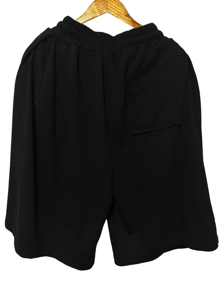 2000장돌파❤🥰M-XL❤2COLOR❤ 사이드핀턱 오버핏버뮤다팬츠 버뮤다반바지 롱반바지 롱숏팬츠 국산 유니섹스 남여공용 남녀공용 트레이닝숏팬츠 숏반바지 숏바지 쭈리 핀턱 유니크팬츠 빅사이즈버뮤다 와이드팬츠 와이드바지 여름바지 상세 이미지 43