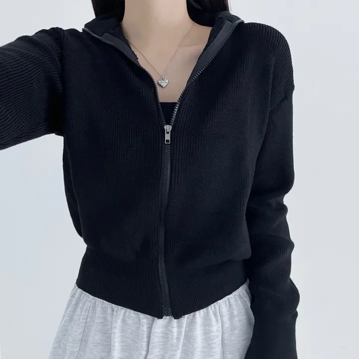 [1만장 돌파] half neck knit zip-up! (3col) 상세 이미지 7
