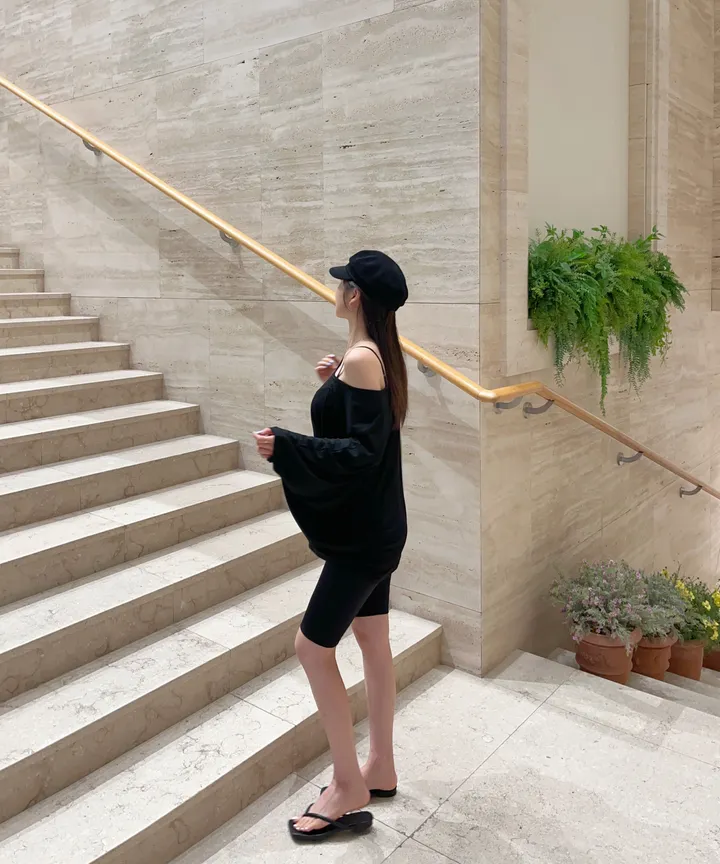 5부 스판 바이커 팬츠 상세 이미지 25