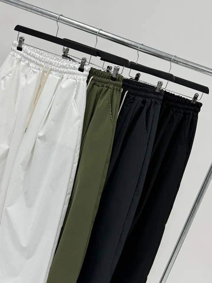 (UNISEX) 머니 나일론 더블 핀턱 스트링 벌룬 PT / 오버핏 와이드 밴딩 트레이닝 벌룬핏 팬츠 바지 와이드팬츠 벌룬팬츠 트레이닝팬츠 나일론팬츠 나일론바지 간절기 봄 여름 상세 이미지 34