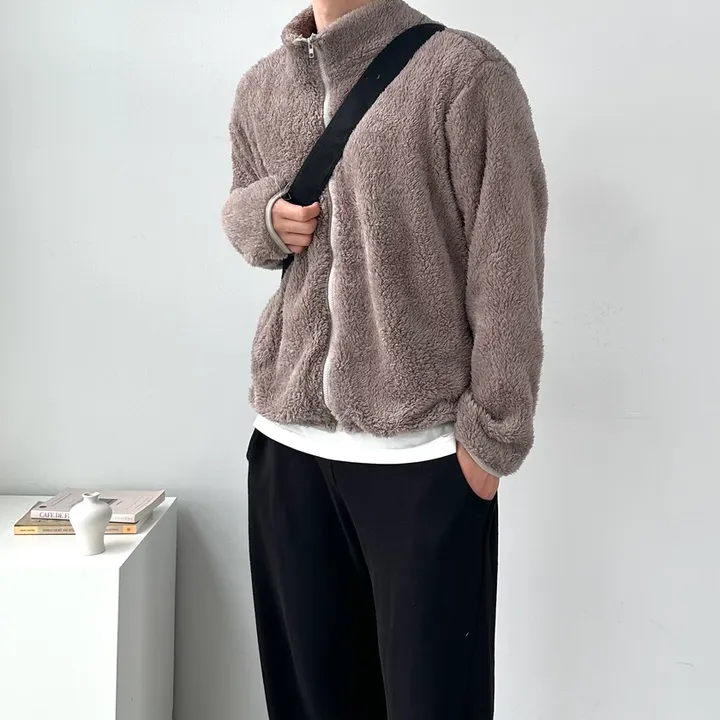 [당일발송!/1+1할인] 소프트 보들 플리스 집업 자켓 후리스 점퍼 아우터 남녀공용베이직플리스자켓 상세 이미지 64