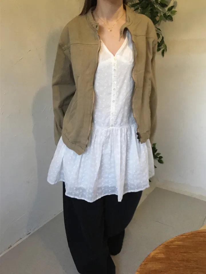 [봄신상💐](2colors/주문폭주🎉/투웨이) 빈티지 블루종 코튼 면 라이더 점퍼 자켓 jk 상세 이미지 33