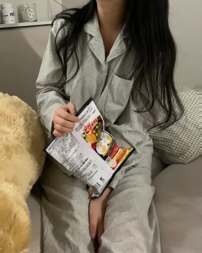 [자체제작/누적 4000장][2size] shirt pajamas set - special color!/dark grey 커플잠옷 상세 이미지 5