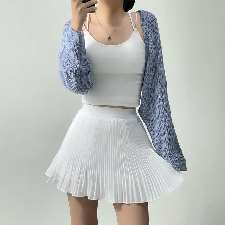 [여리핏/지금부터 쭉~] 엘르 볼레로 가디건 크롭가디건 여름가디건 상세 이미지 10