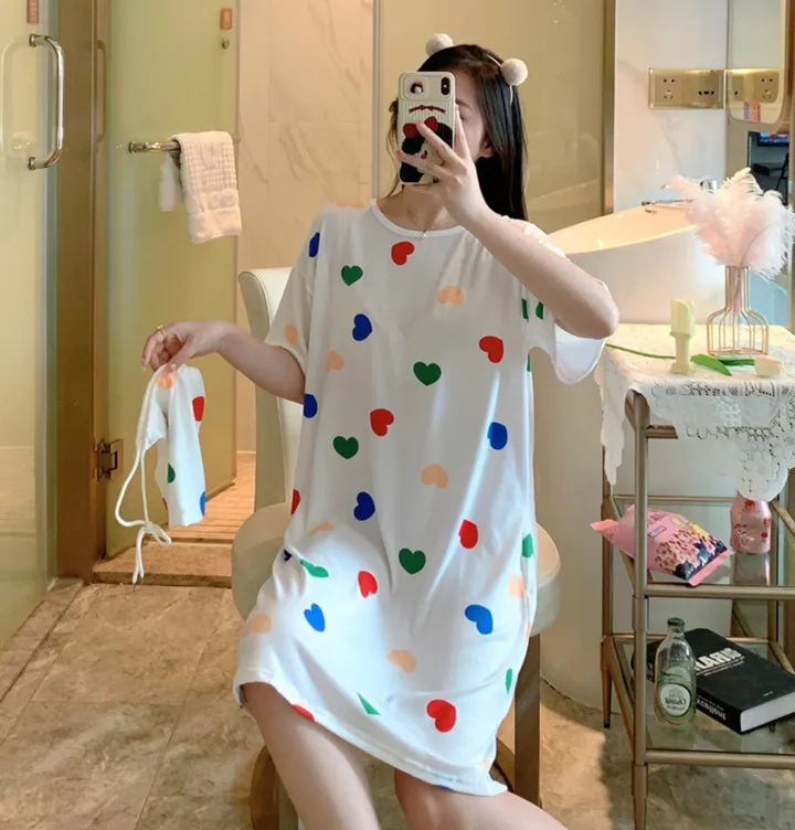 [귀여움 폭발🐥] 1+1 할인 / 6종 캐릭터 반팔 원피스 파자마 (파우치+양말 증정/FREE 사이즈) 상세 이미지 20