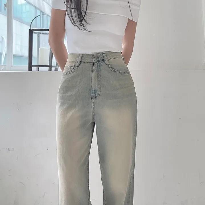 [당일출고] #누적10만장 썸머ver [MADE] 블림진 오버핏 딥 브러쉬 롱 와이드 데님 팬츠 (기장선택) 상세 이미지 168