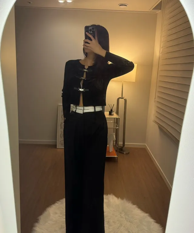 (수입)(단독진행)고퀄 봄신상 포인트 핀턱 하이웨스트 슬렉스(high quality)