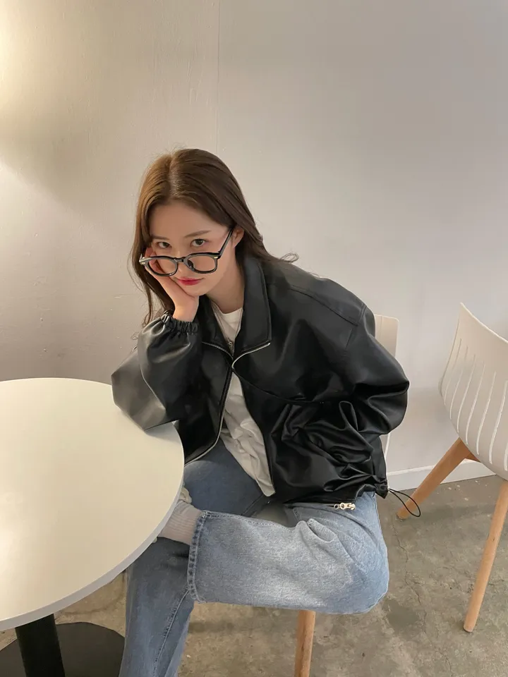 [주문폭주/MADE] 남녀공용 로제 오버핏 레더자켓 상세 이미지 89