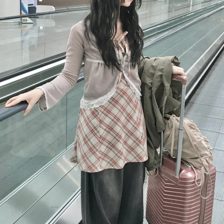 [손등덮는 여리핏~] 예쁨보장! 버터플라이 레이스 미니버튼 크롭 가디건 여름 상세 이미지 6
