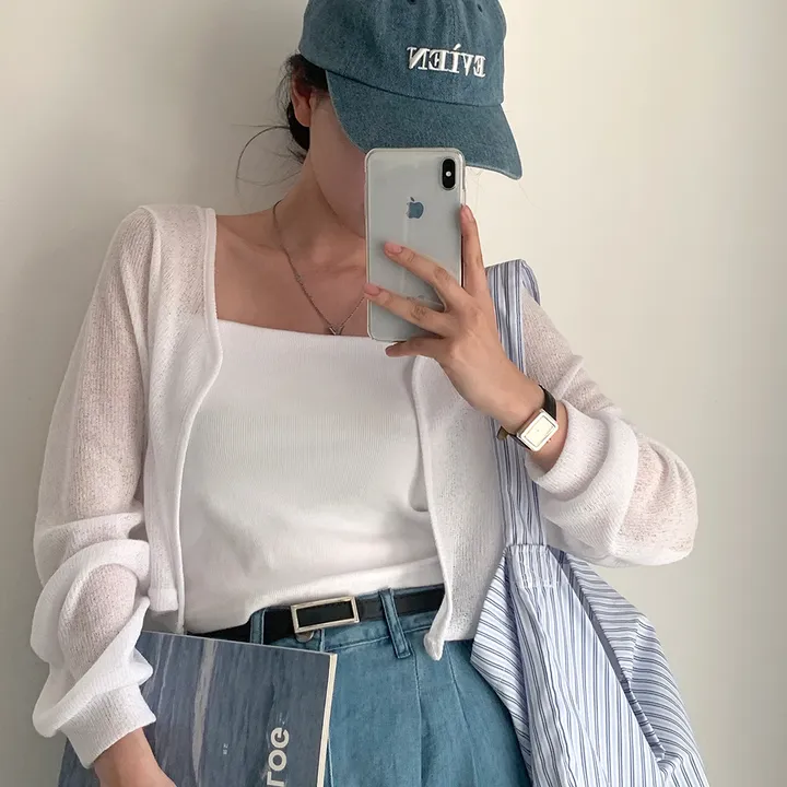 [햇빛차단☀️/블랙 당일출고!] 자체제작 #크치Made 순애 린넨 세미 크롭 볼레로 여름가디건 - cd (장마룩,워터밤,흠뻑쇼 필수템) 상세 이미지 115