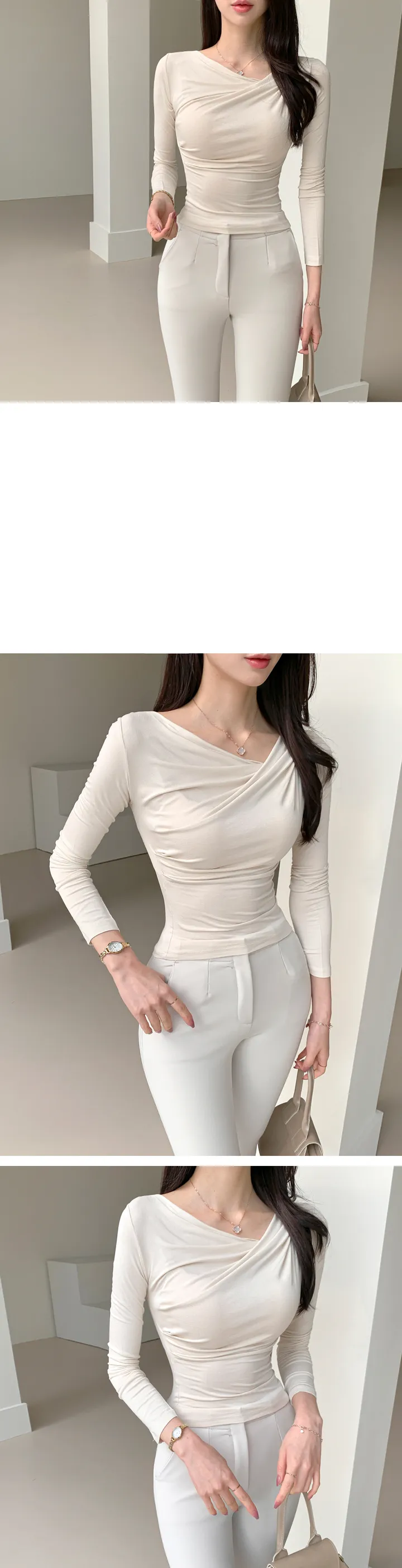 [55~77/일반,기모] 인생핏 슬림 일자 스키니핏 하이웨스트 스판 간절기 겨울 슬랙스 상세 이미지 58