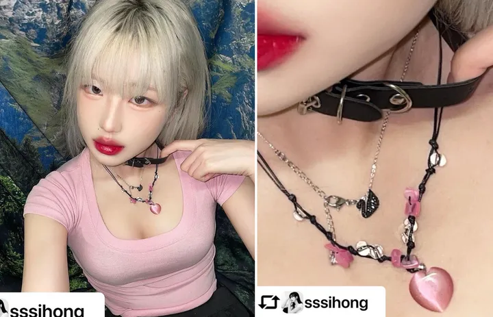 주폭 [초커+목줄세트]키치 하트,포켓걸,실버벨 초커 남자친구 이벤트남친선물 이벤트소품 코스프레소품 목줄초커 초커세트 상세 이미지 55