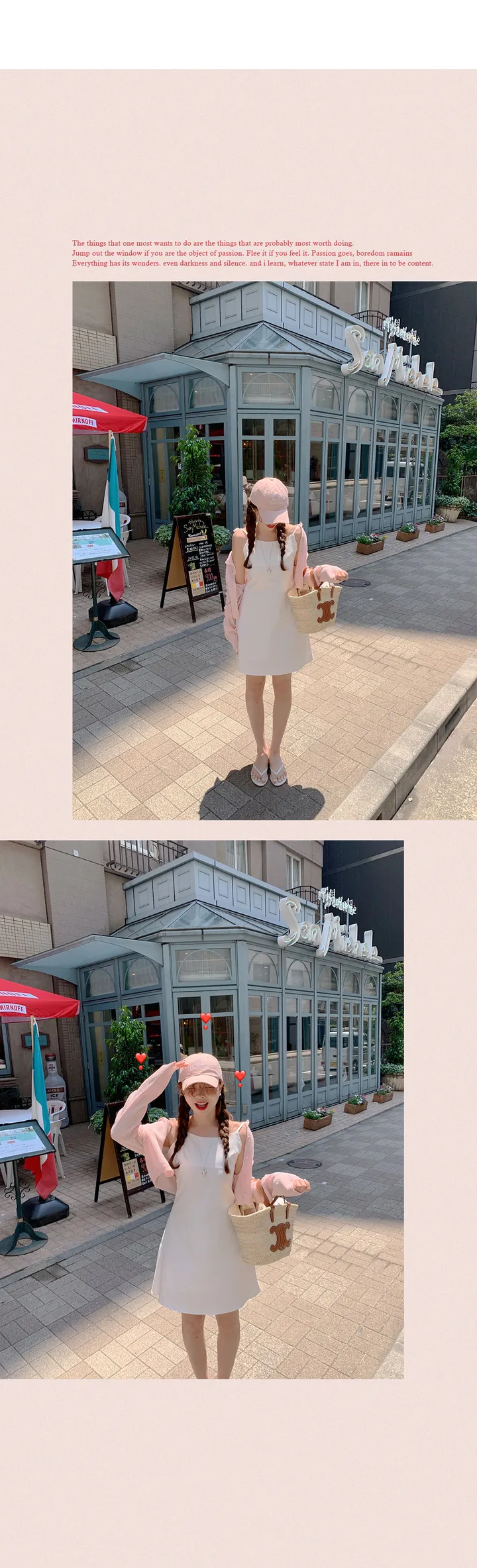 [살안타💖] 팝핑 솜사탕 니트 가디건크롭 시스루 레이어드 볼레로 커버업 부클 가디건 가을 간절기 아우터 살안타템 상세 이미지 85
