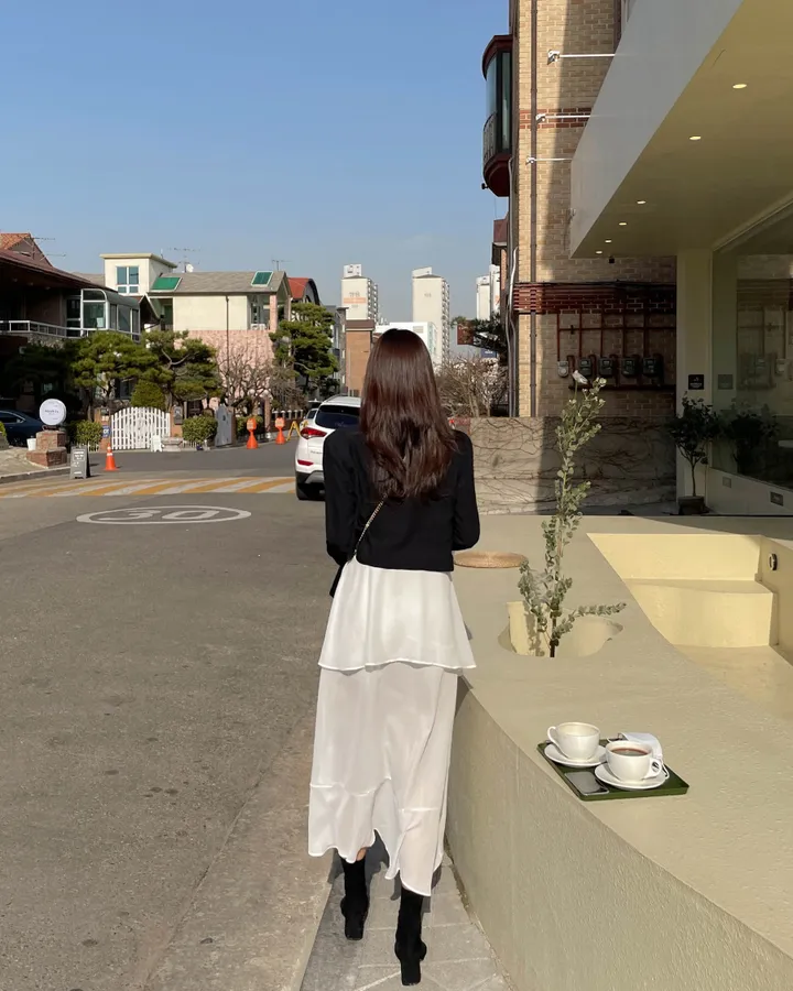 [깔끔핏] 봄 베이직 크롭 자켓 상세 이미지 18