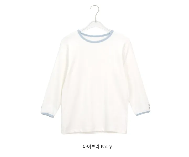 긴팔 티셔츠 화이트 색상 이미지-S2L2