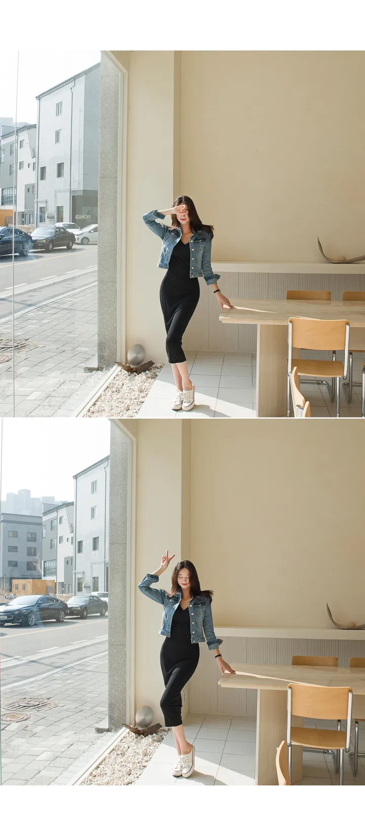 [✨베스트재입고] 크론 슬림 데님 자켓 상세 이미지 9