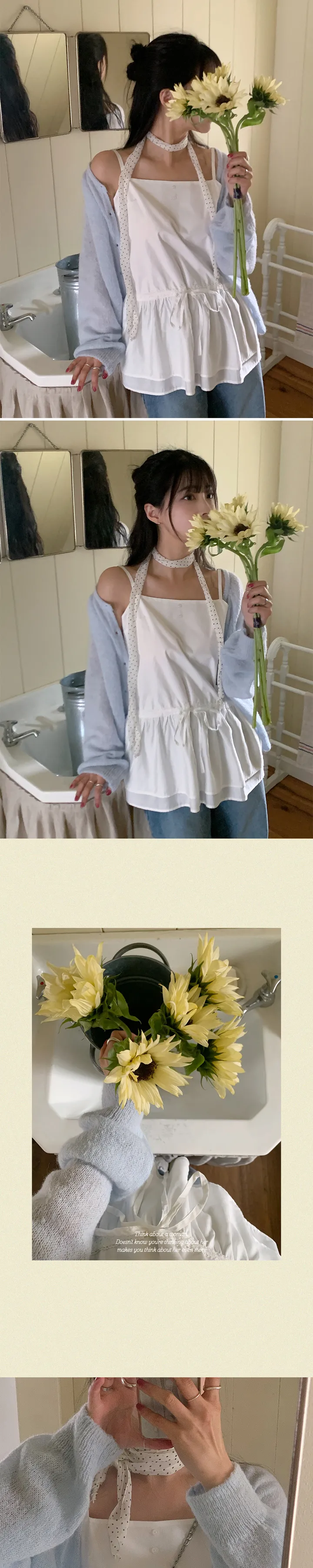 당일/봄가디건🌸 [here you] 퍼지 모헤어 cardigan - 5color (벚꽃룩/울가디건/모헤어니트/나들이룩/봄니트) 상세 이미지 18