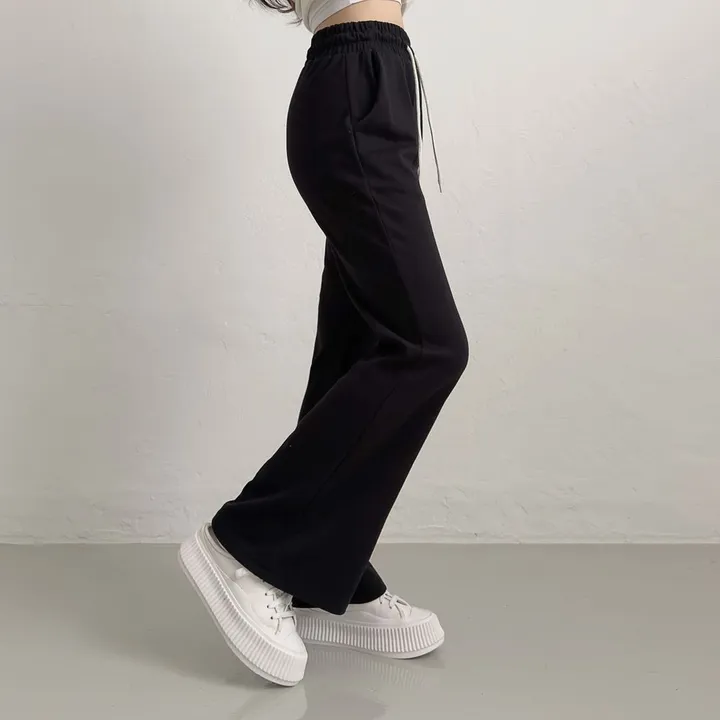 [말라핏!/숏,기본,롱] 다리 길어보이는, 세미 부츠컷 데일리 트레이닝 팬츠 슬림 라인 봄 가을 키작녀 바지 (6color) 상세 이미지 59