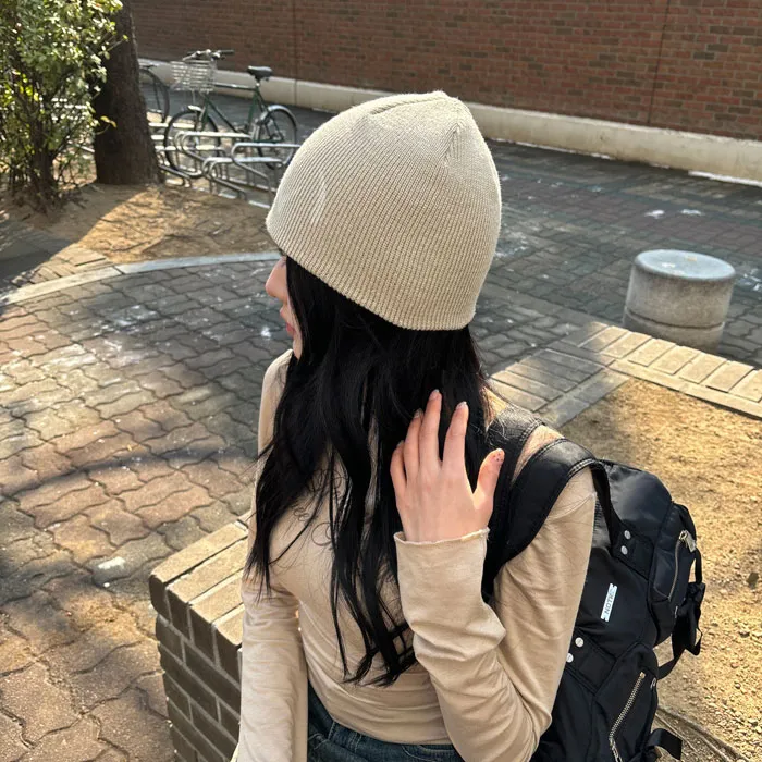 당일발송 핸드메이드 국내제작 Y2K키치 UNISEX 레터 사계절 숏 비니 상세 이미지 31