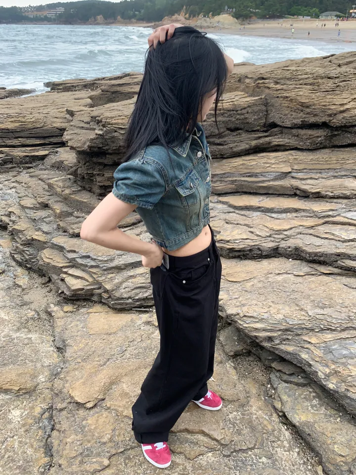 면 와이드 팬츠(2color) 상세 이미지 10