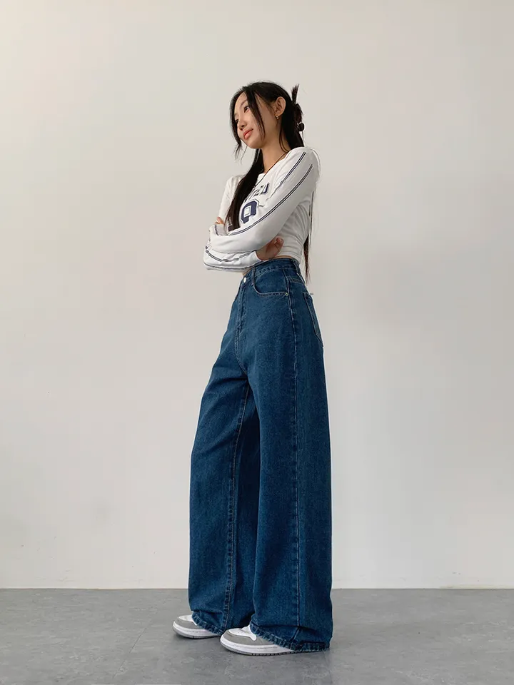 (숏,기본,롱/~XL)[사계절 인생데님,후기극찬🖤6color*사계절,스탠다드핏! 워싱 하이웨스트 데일리데님팬츠] 로키워싱스탠다드데님 상세 이미지 34