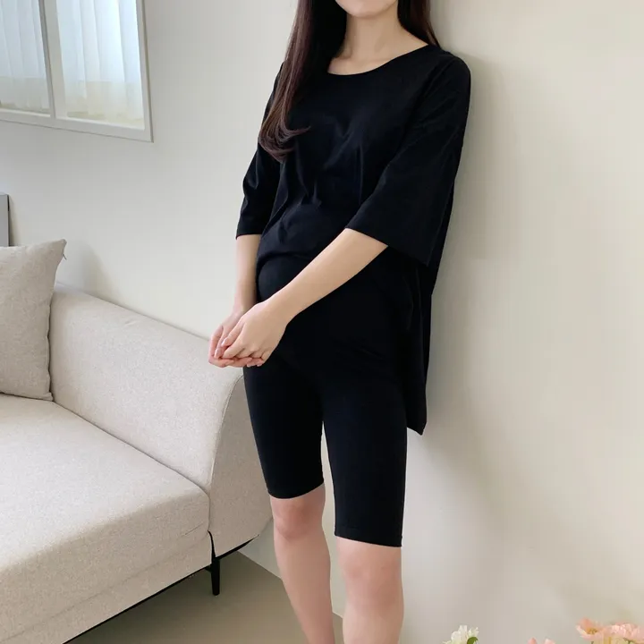 국내제작 5부 임산부레깅스 면 40수 상세 이미지 16