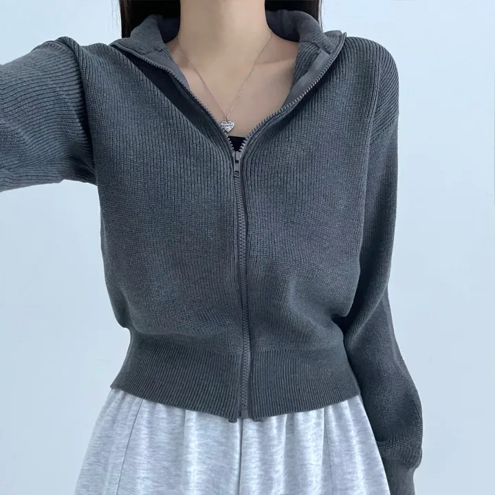 [1만장 돌파] half neck knit zip-up! (3col) 상세 이미지 6