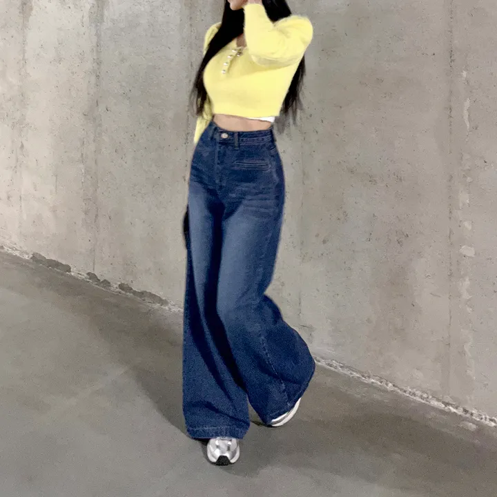 [3color/주인장인생템] 모디 립포켓 탄탄 롱 와이드데님 롱팬츠 키큰녀청바지 인생청바지 상세 이미지 62