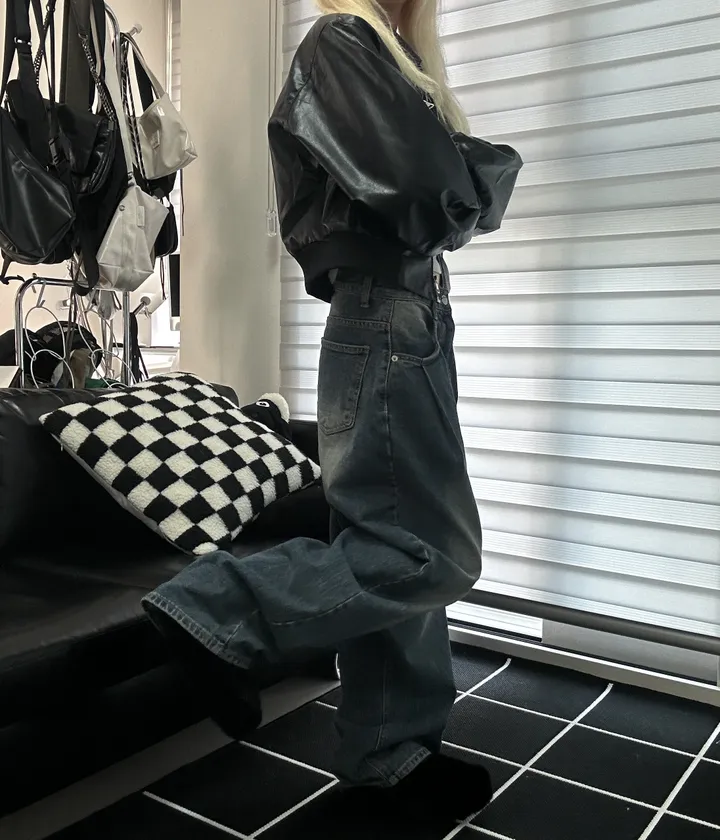 [🎀누적판매 1천장🎀]Allday washing pin-tuck wide denim 올데이 워싱 핀턱 와이드 데님 상세 이미지 25
