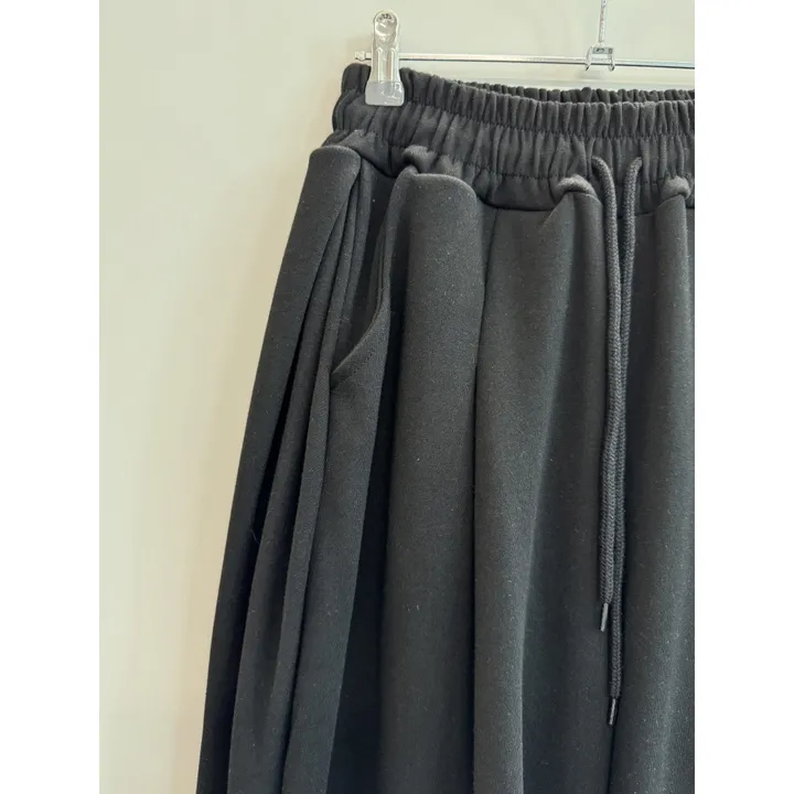 ❤️‍🔥기모선택│업그레이드 ver.│누적판매1,000 돌파 기념│4size!❤️‍🔥[UNISEX/기획특가]사이드 폴드 핀턱 스트링 루즈 와이드 벌룬 트레이닝 팬츠(2color) 상세 이미지 91
