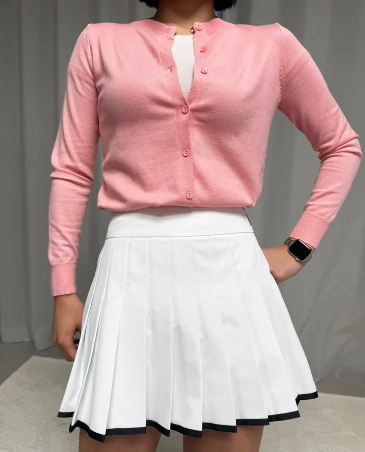 [빅사이즈/12COLOR] 기본템 심플 라운드넥 스판 니트 가디건 상세 이미지 20