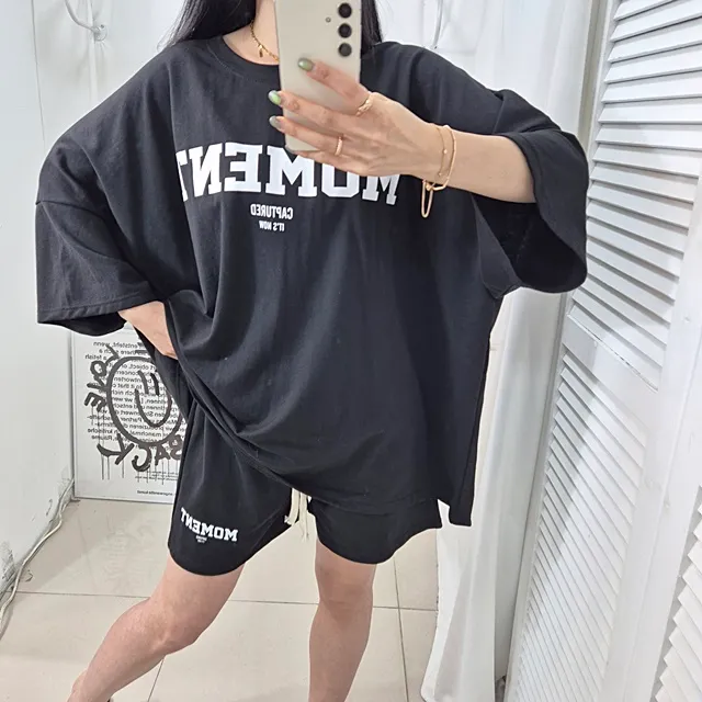 [4COLOR/~3XL] 오버핏 모먼트 트레이닝세트 상세 이미지 36