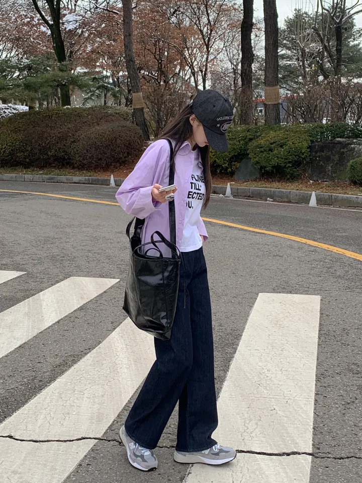 [4천장판매][MADE/핏보장인생셔츠] 에디 프렌치 코튼 오버핏 셔츠 남방 남녀공용 보이핏 레이어드 봄옷 봄신상 봄코디 봄상의 봄셔츠- 7color (KD1457,KD1910) 상세 이미지 87