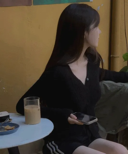 웰로 알파카 울 브이넥 골지가디건 (7color)