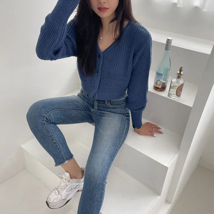 [best가디건✨]루나 하찌 크롭 브이넥 가디건 상세 이미지 44