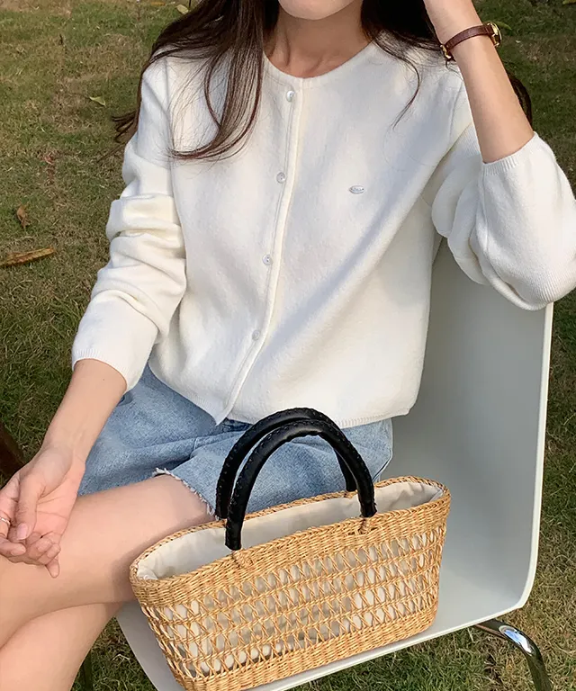 팬던트 가디건 데일리룩 기본아이템 봄신상 5color 개강룩 상세 이미지 9