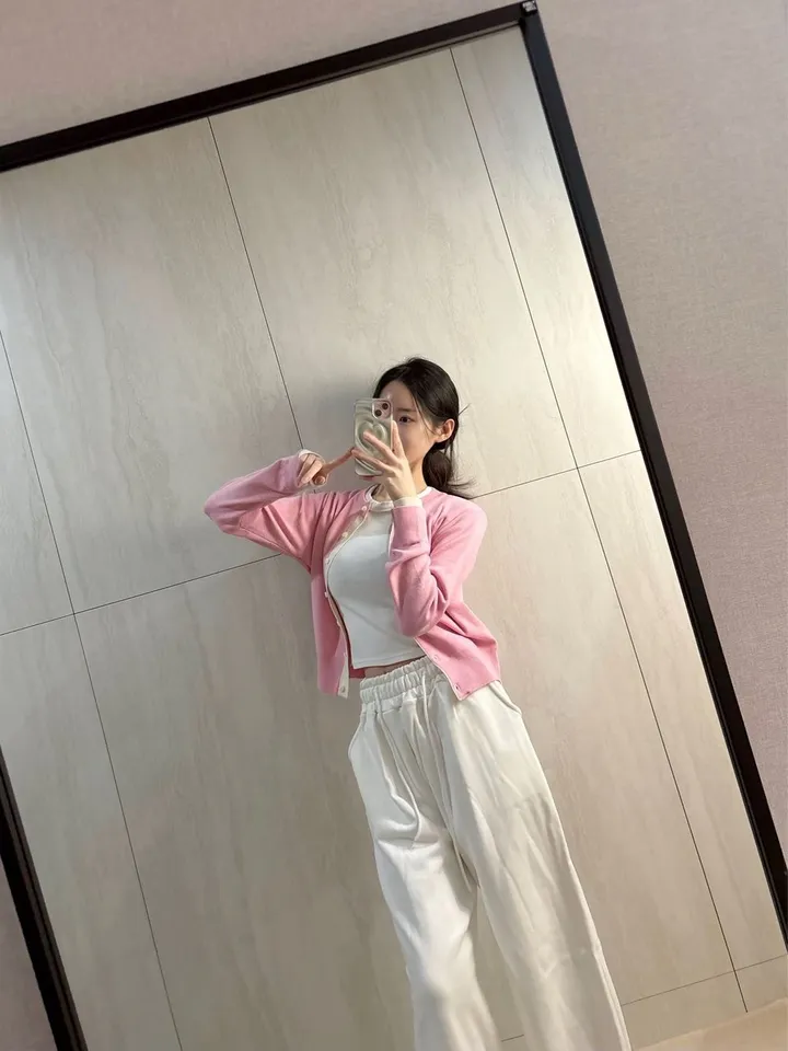 3color) 배색 포인트 소매절개 가디건 *배색가디건, 니트가디건 상세 이미지 30