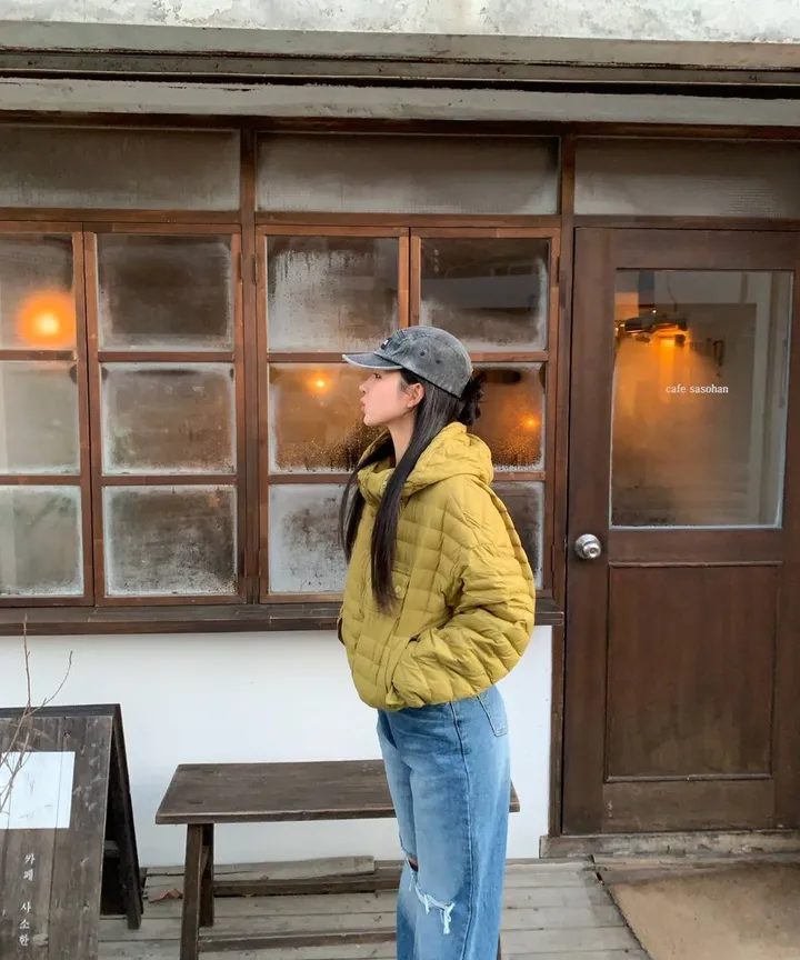s/s new🤍 휘뚜루마뚜루 데일리템! 가벼운 경량패딩 후드패딩 오리털패딩 (블랙,라임) 상세 이미지 28
