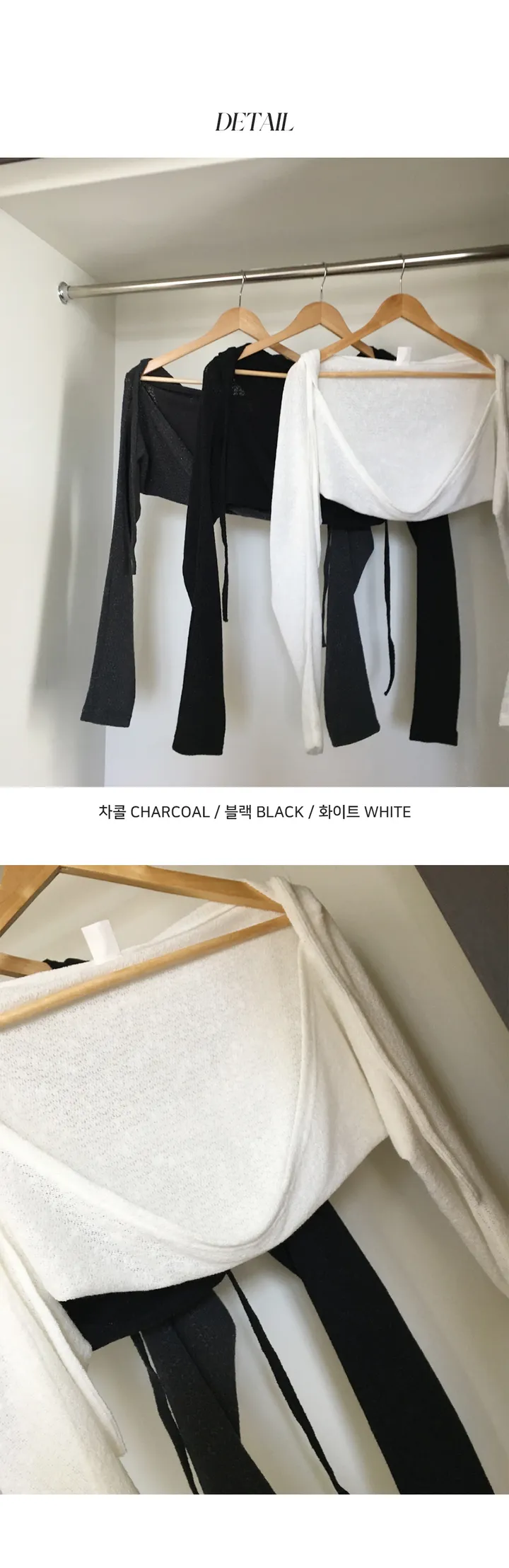 [후드/여리,힙!!] 후드 볼레로 여리 루즈 가디건 상세 이미지 6