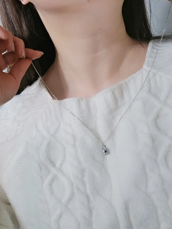 심플한데예쁜 미니 스파클링 락 체인 써지컬 네크리스 목걸이 상세 이미지 37