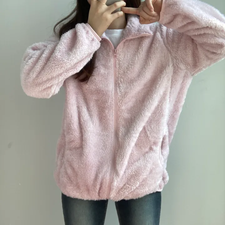 [L,XL~당일출고*/2개구매할인!] 양털 도톰 부드러운 후리스 집업 따뜻한 플리스 집업 (6color) 상세 이미지 13