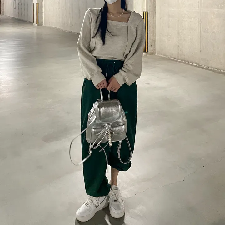 [8color/MADE] 하이퀄리티 웨하스 탄탄 와이드 조거팬츠 봄트레이닝 상세 이미지 149